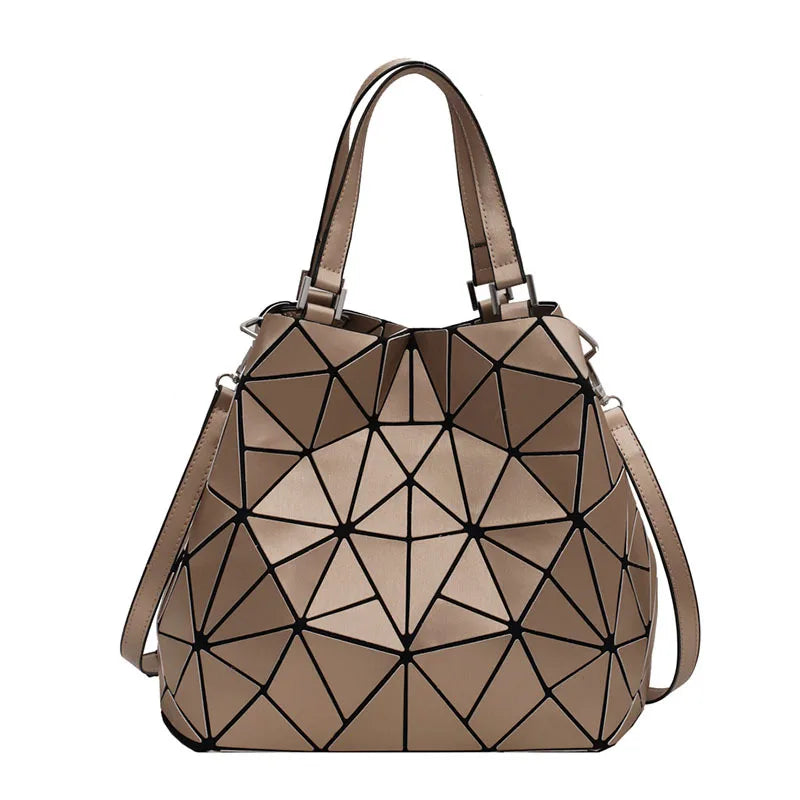 Silver Geometric Bag