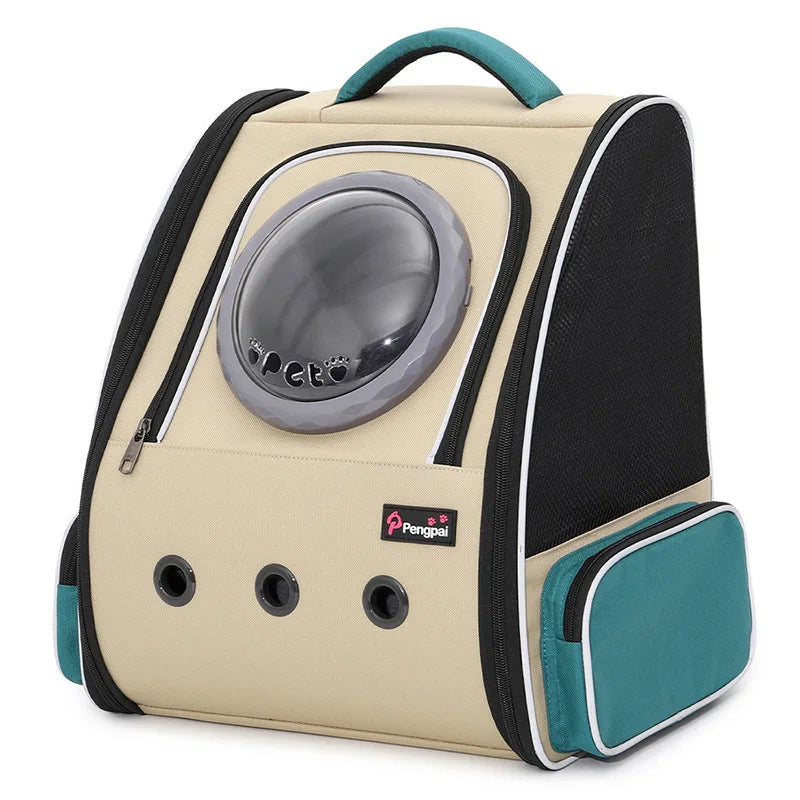 Clear Bubble Backpack for Cats The Store Bags khaki 34x28x41cm