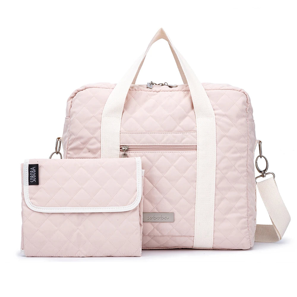 Bolsa de pañales de camuflaje Lequeen