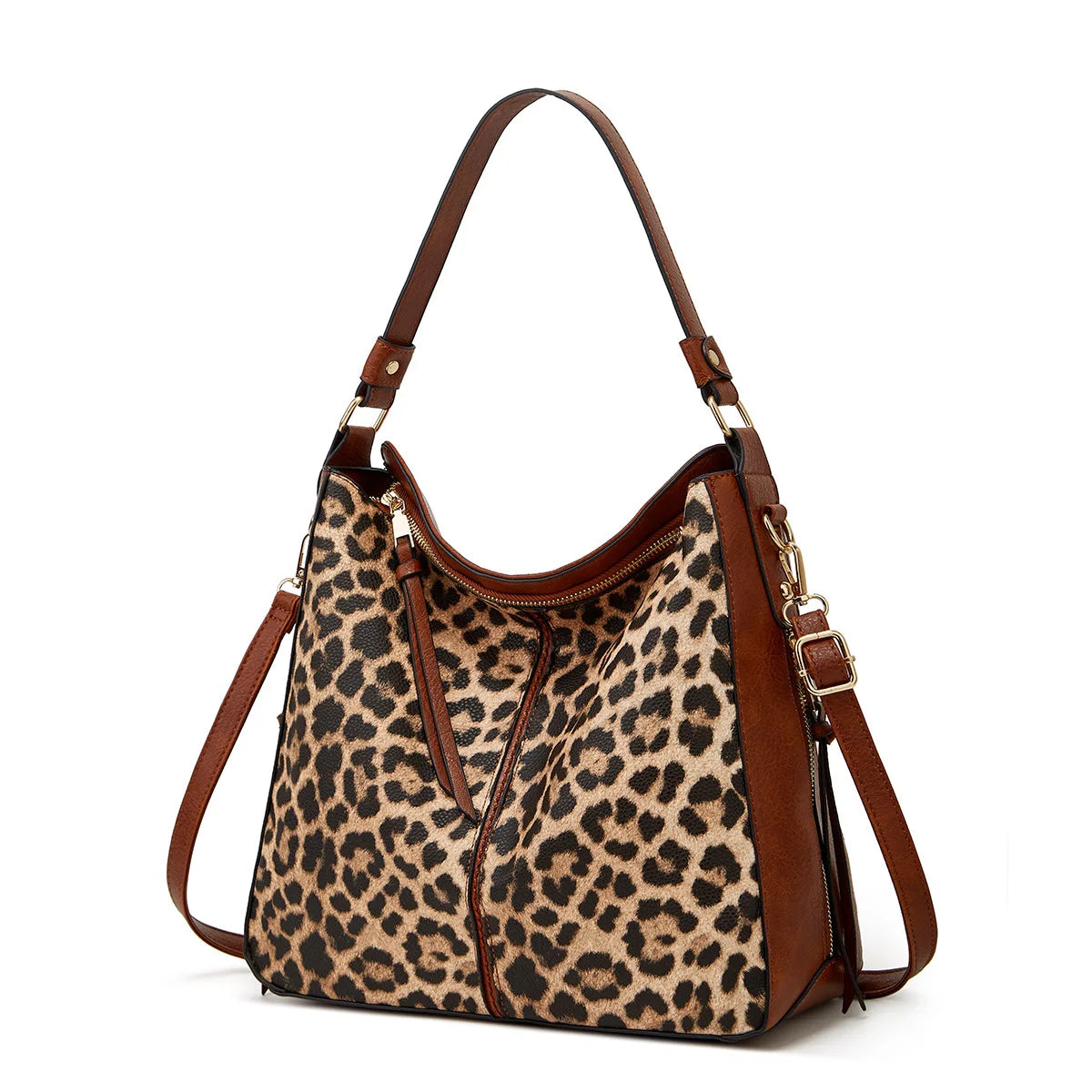 Leopard Print Crossbody Purse