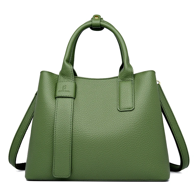 Small Leather Tote Handbag The Store Bags Green