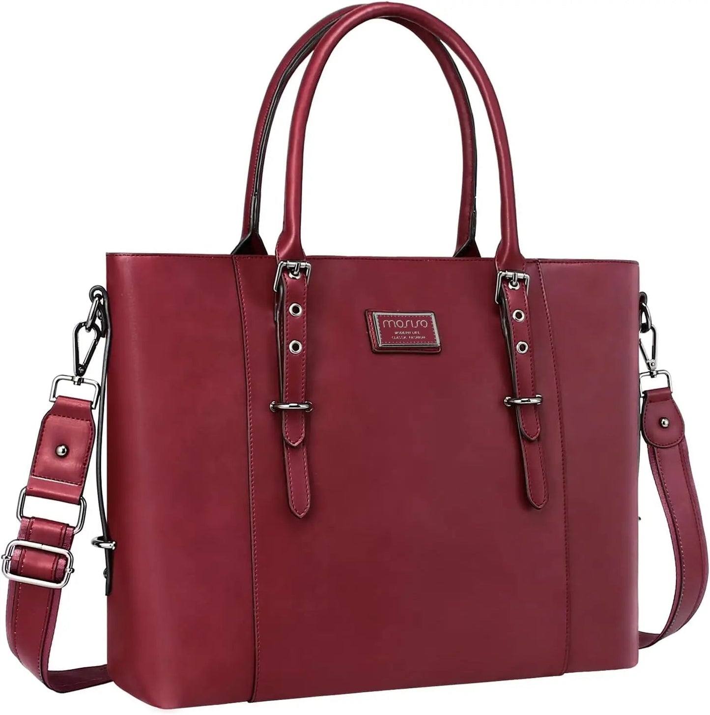 Women's 17 inch Laptop Tote The Store Bags Wine Red 17.3 inch