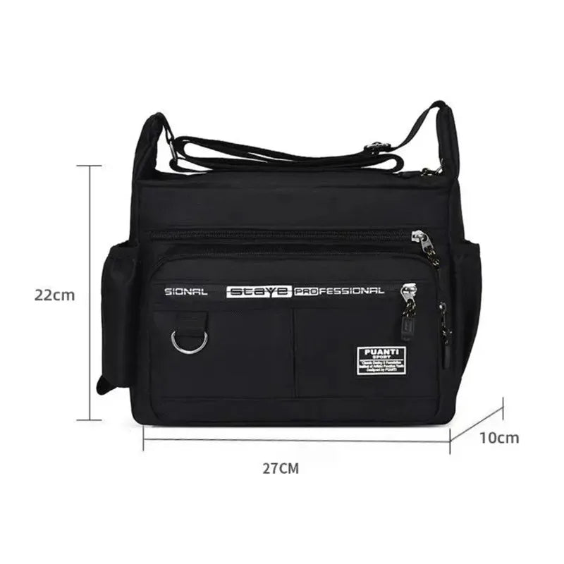 Men's Messenger Bag With Water Bottle Holder The Store Bags
