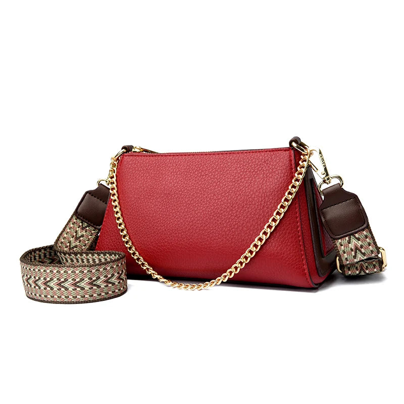 Chain Strap Evening Bag The Store Bags Wine Red