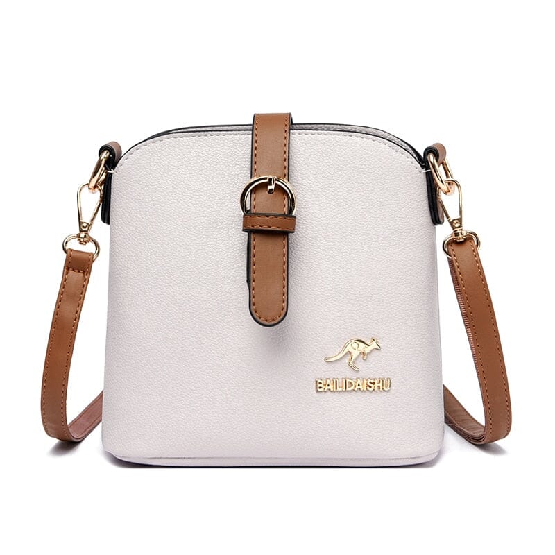Buckle Purse The Store Bags Light Gray-1