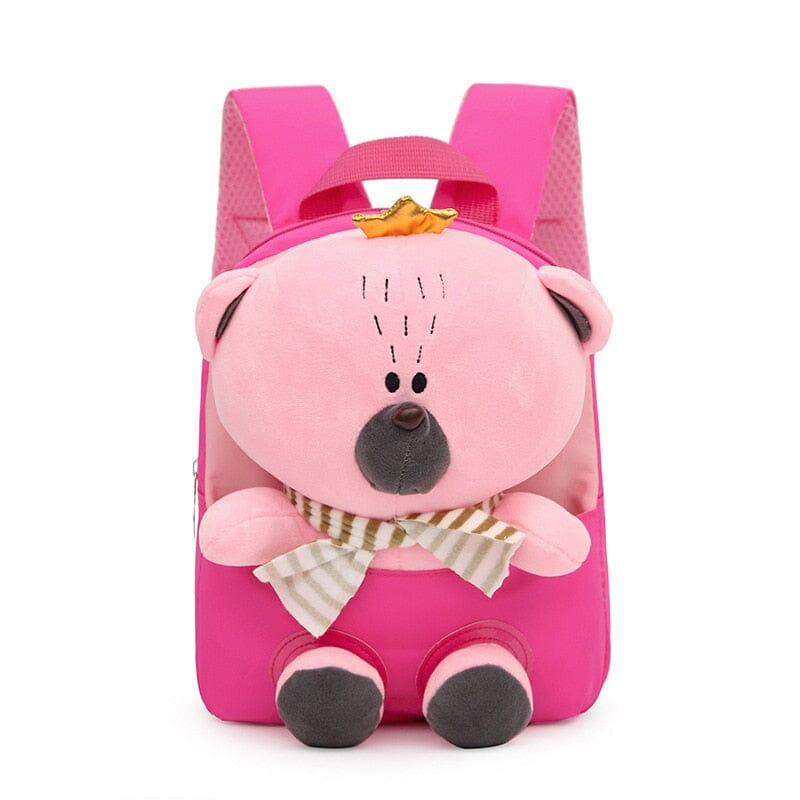 Kawaii Plush Backpack The Store Bags rose red