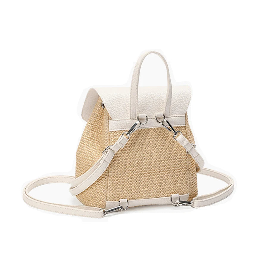 Straw Bag Backpack
