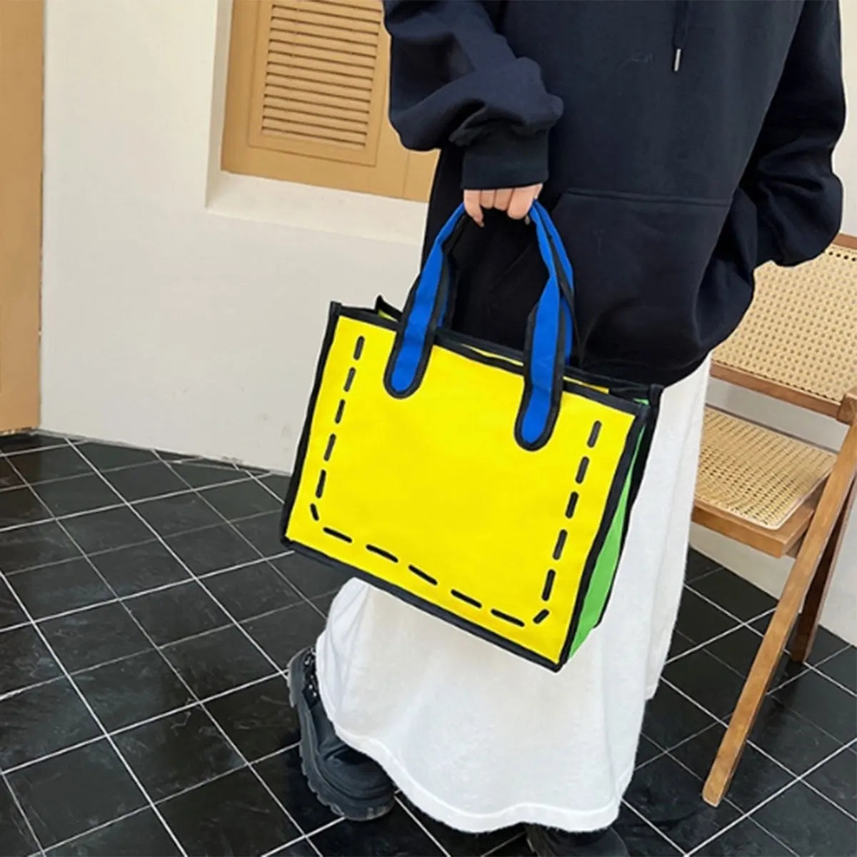 Bolso bandolera 2D cartoon