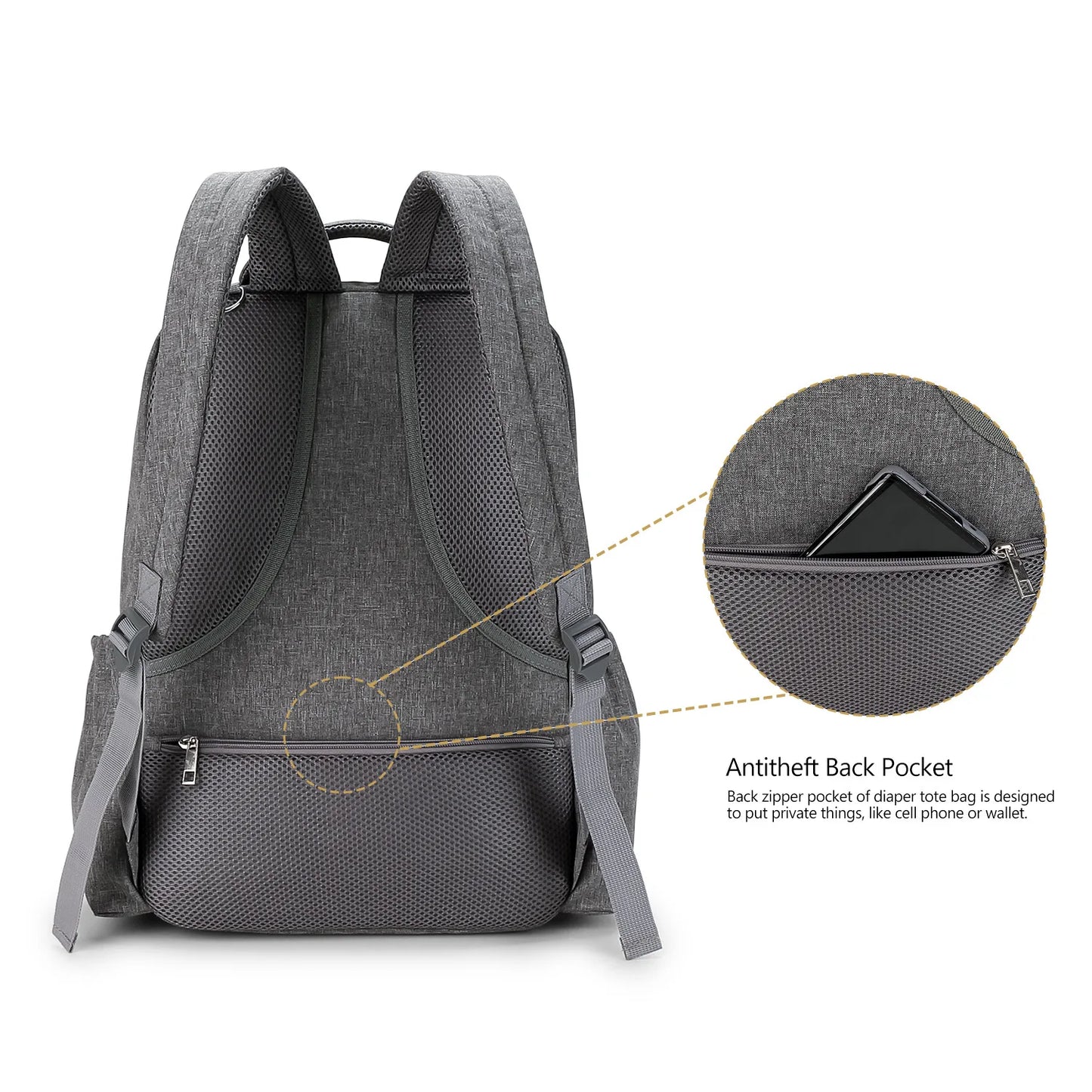 Mochila para pañales bebé