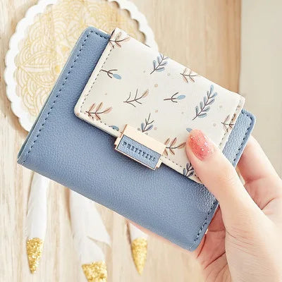 Monedero cartera mujer pequeño piel
