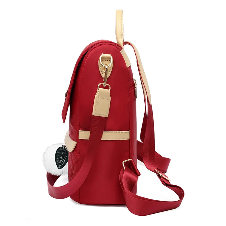 Hidden Zipper Backpack Purse