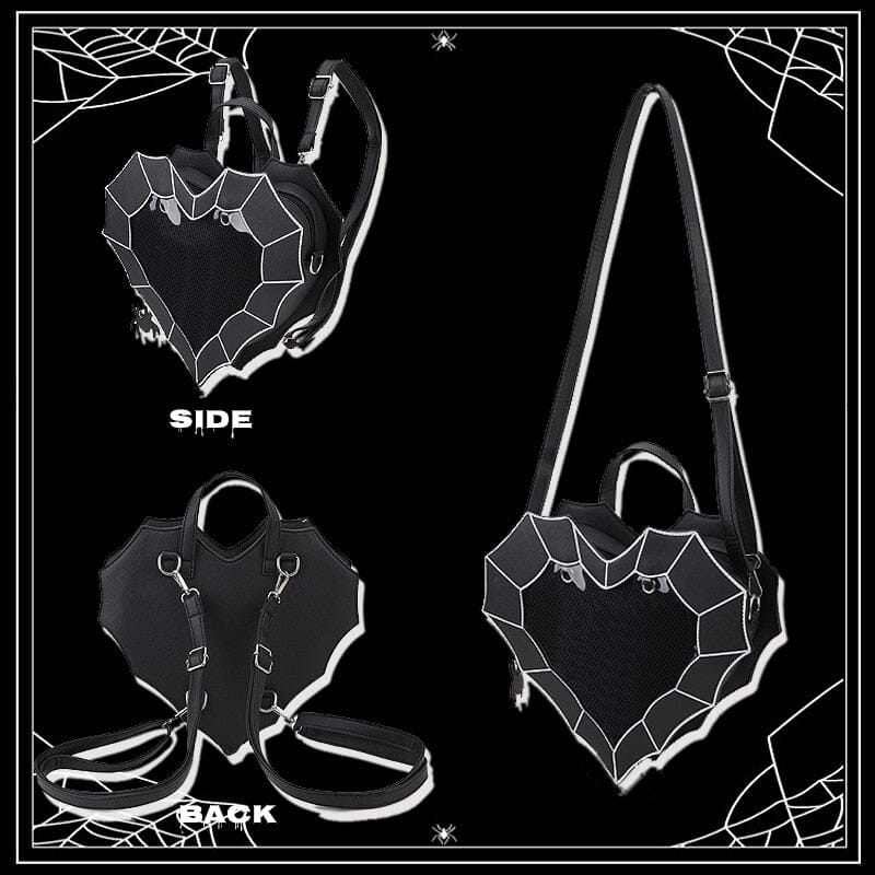 Spiderweb Heart Purse The Store Bags