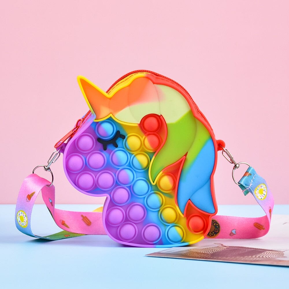 Unicorn Pop it Fidget Purse The Store Bags 1