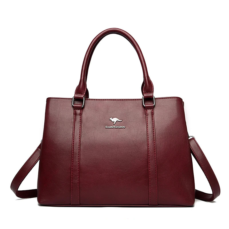 Bolso tote mujer piel negro