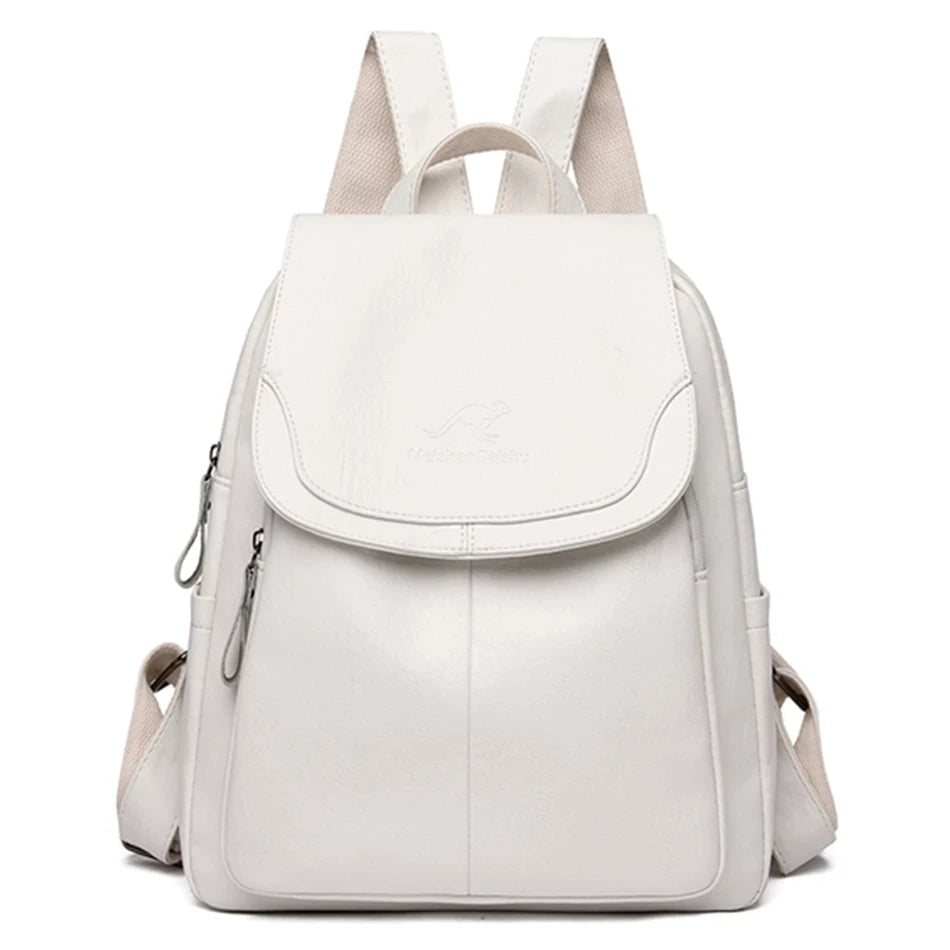 Concealed Carry Mini Backpack Purse The Store Bags Pure white 28cm x 12cm x 32cm