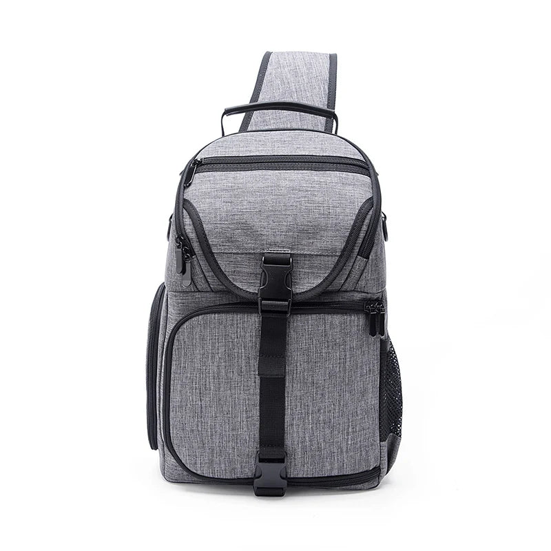 Black Canvas Vintage Camera Bag The Store Bags gray