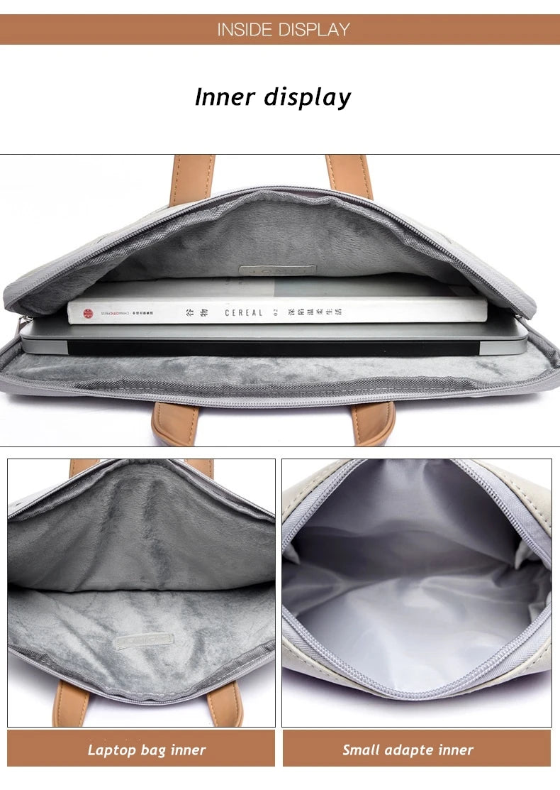 Bolso para portátil de 15,6 pulgadas para mujer