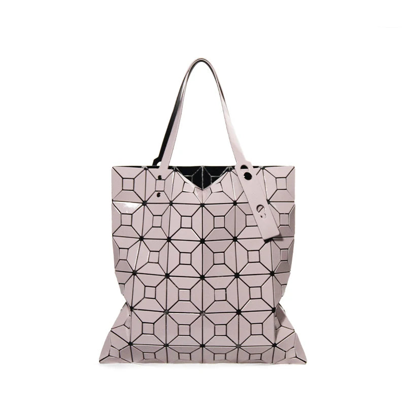 Geometric pattern tote bag The Store Bags Lotus color