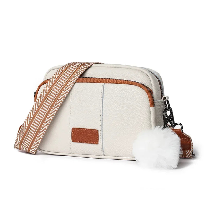 Bolso bandolera con cremallera