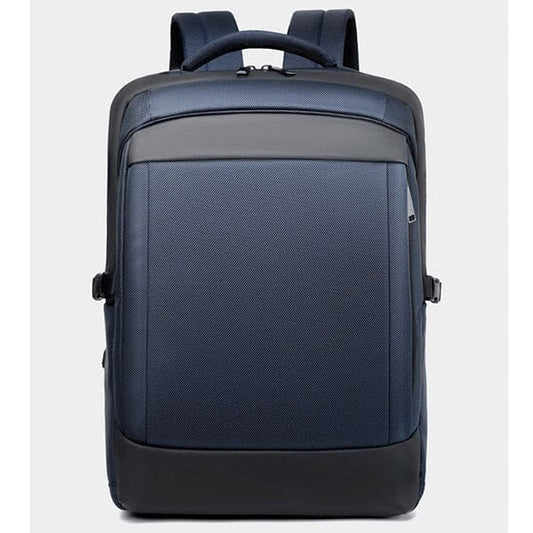 Blue Anti-Theft Backpack With USB Charger And Laptop Space The Store Bags Blue