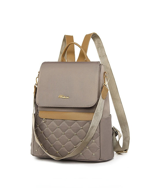 Backpack With Back Zipper