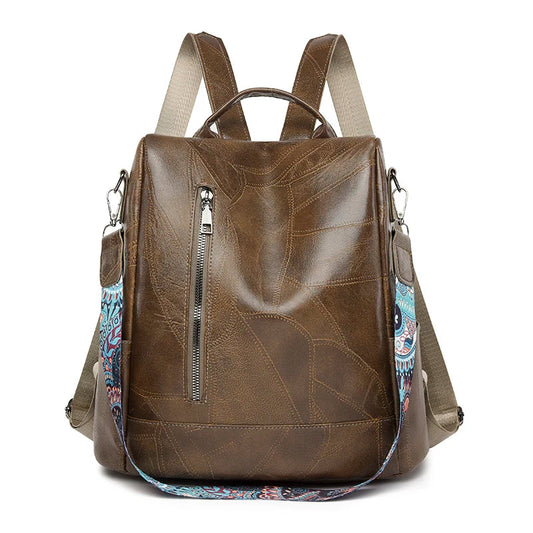 Leather Anti Theft Backpack Women The Store Bags Coffee
