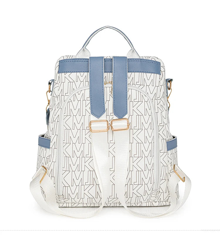 Leather Travel Backpack Anti Theft