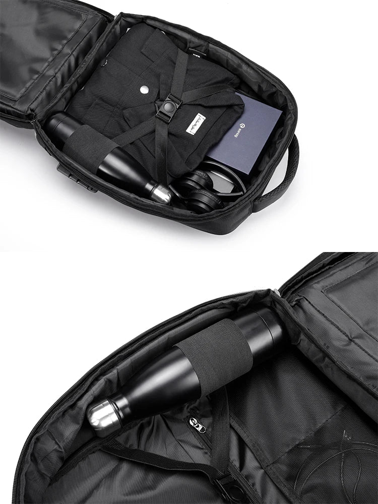 Anti Theft Laptop Backpack With USB Charger Black The Store Bags