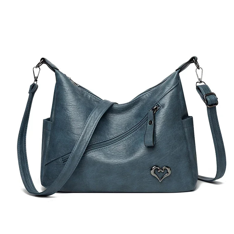 Tota leather bolsos de piel con cremallera