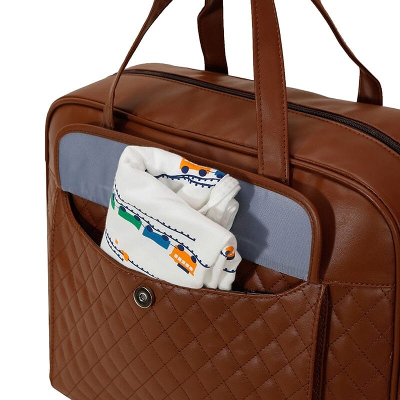 Leather Messenger Diaper Bag The Store Bags