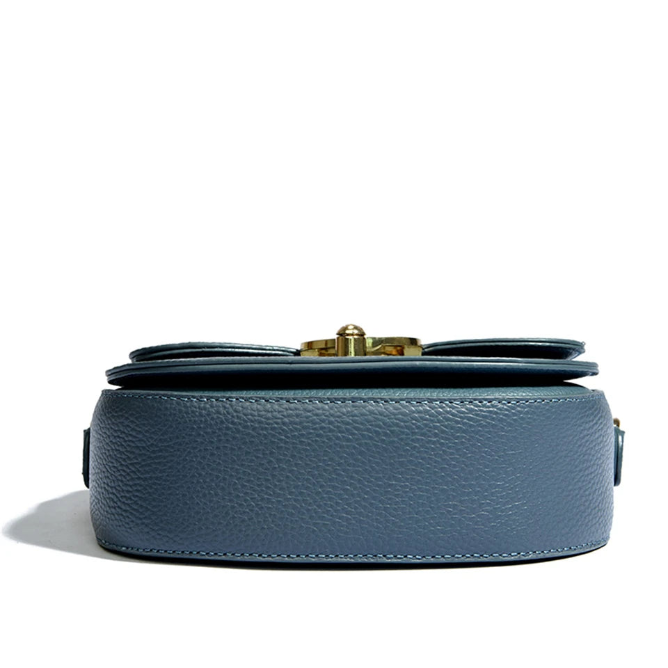 Round Leather Shoulder Bag The Store Bags