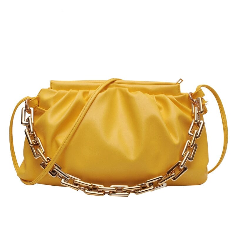Dumpling Bag With Chain The Store Bags Yellow
