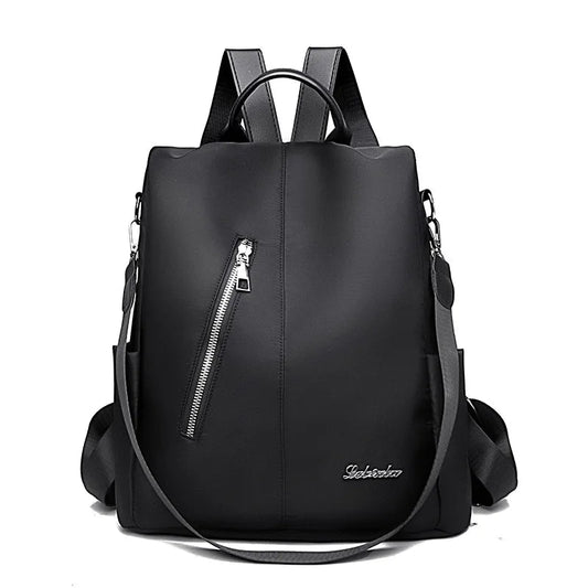 Backpack With Back Zip Pocket The Store Bags Black