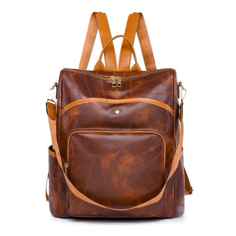 PU Leather Backpack Purse The Store Bags Brown 