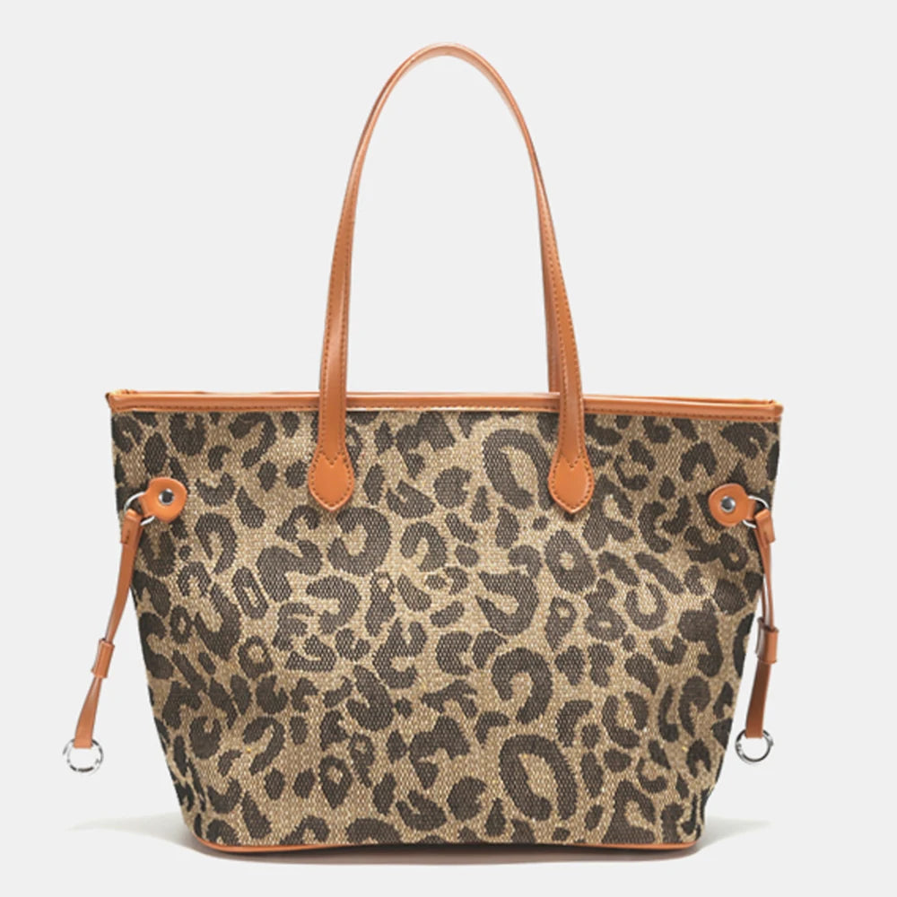 Animal Print Tote Bag The Store Bags Leopard print brown