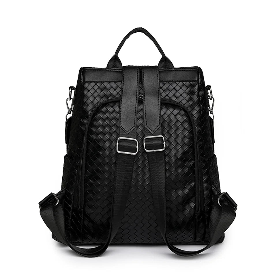Braided Leather Backpack The Store Bags