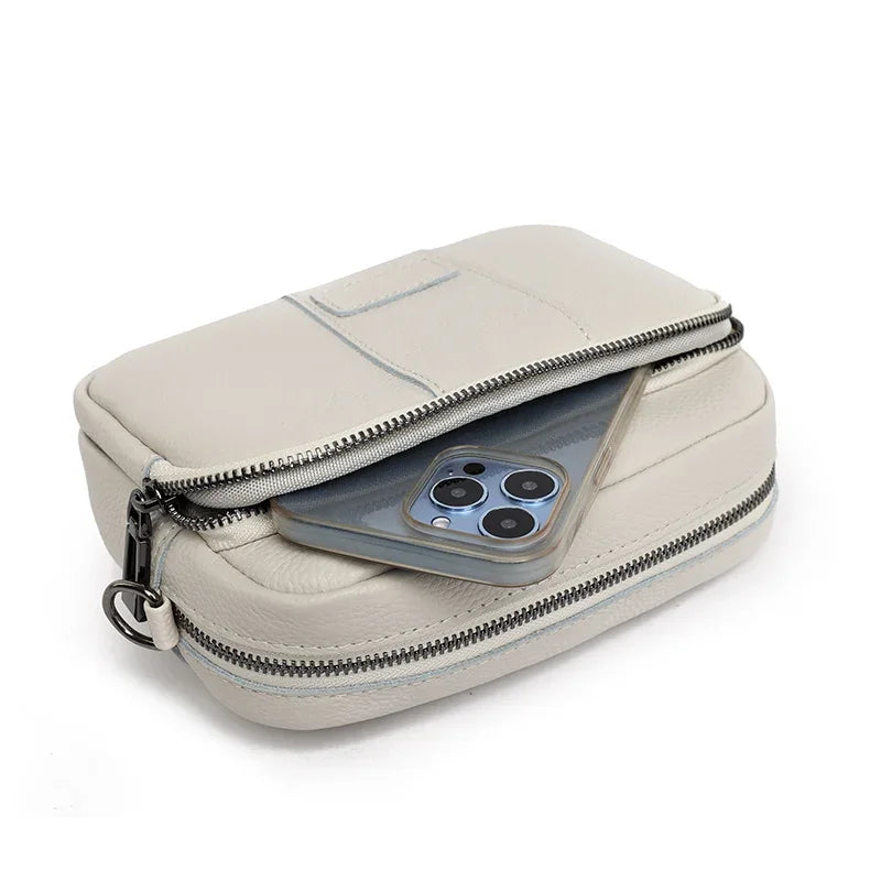 Bolso bandolera con cremallera
