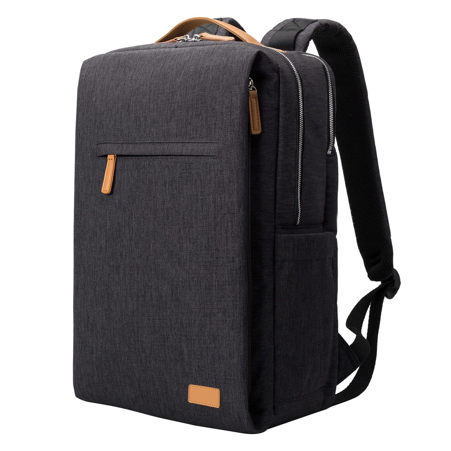 College Student USB Charging Port Backpack The Store Bags Dark grey