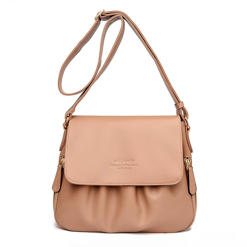 PU Cross Body Bag The Store Bags Khaki 