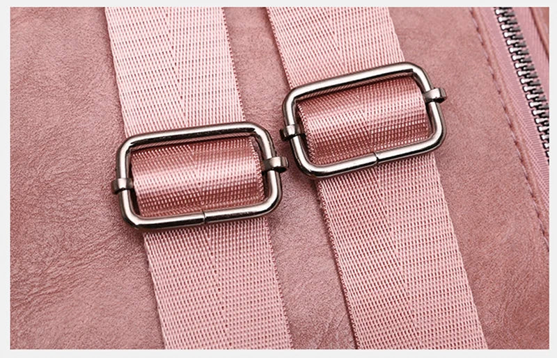 Pink Leather Backpack Purse The Store Bags