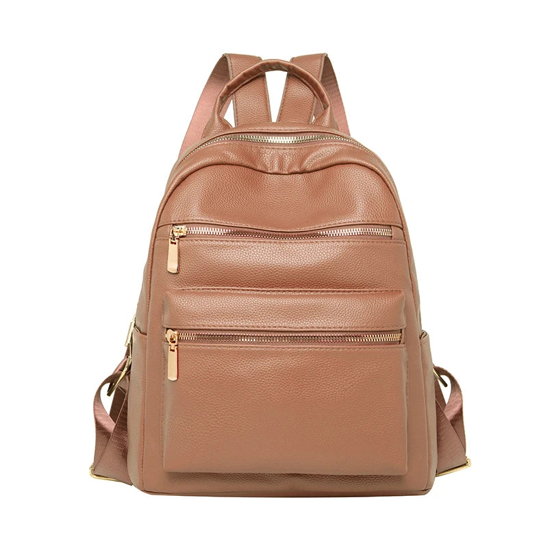 Women's Teal Leather Backpack Women's Teal Leather Backpack