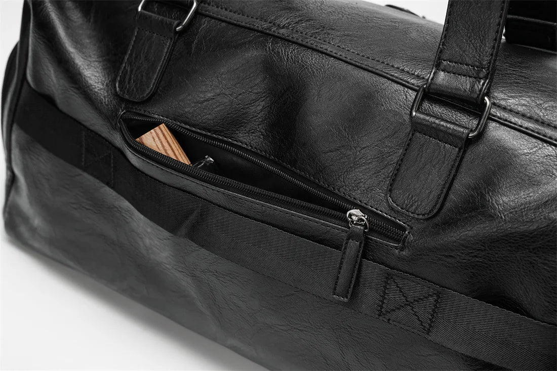Leather Weekender Bag With Shoe Compartment The Store Bags