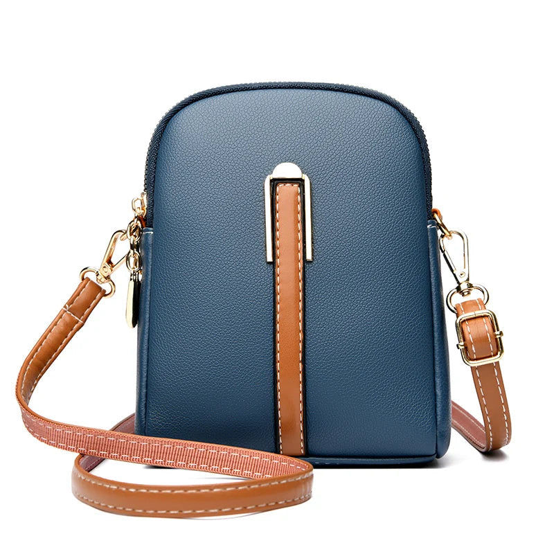 Leather Pouch For Cell Phone The Store Bags Blue