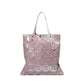 Geometric pattern tote bag The Store Bags pink color 
