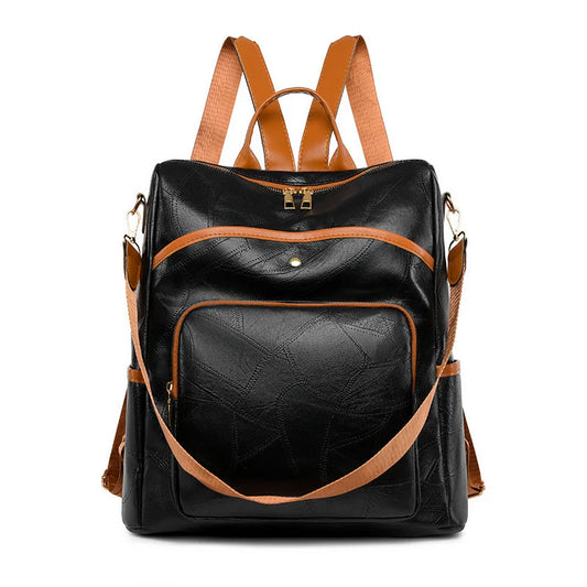 PU Leather Backpack Purse The Store Bags Black 