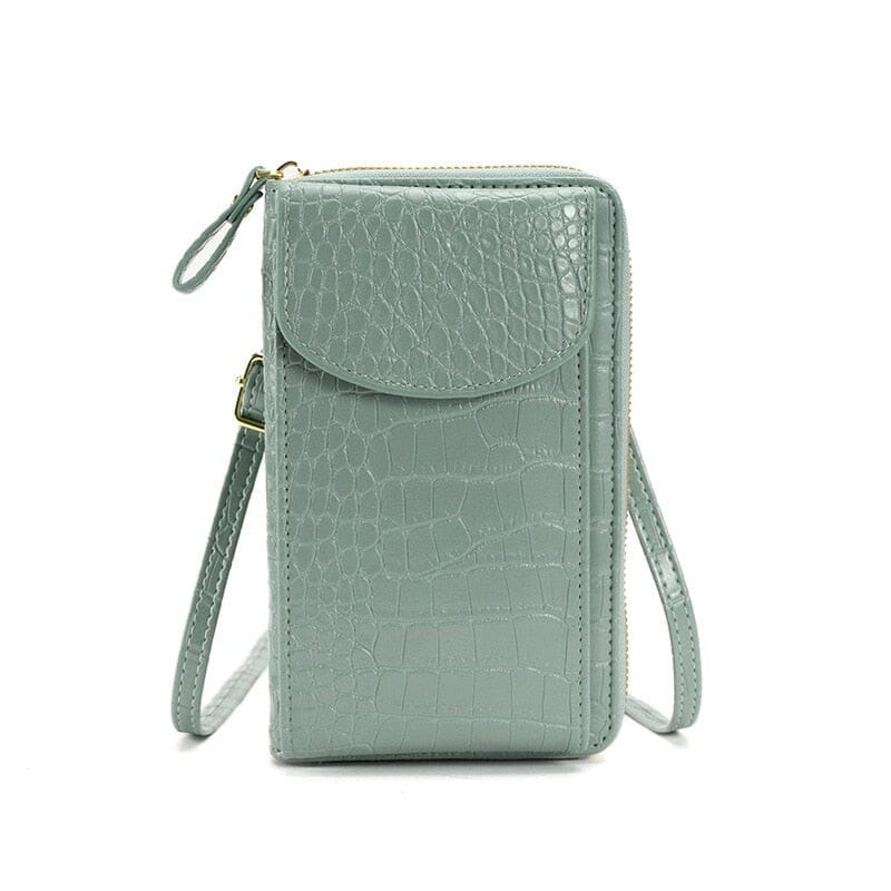 Leather Crossbody Cell Phone Purse The Store Bags Green