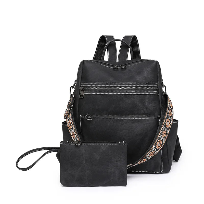 Backpack Purse With Wallet The Store Bags Black