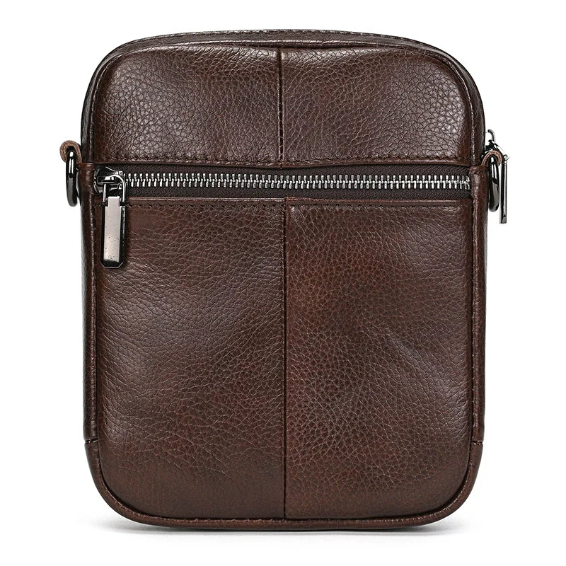 Vertical Leather Tablet Bag