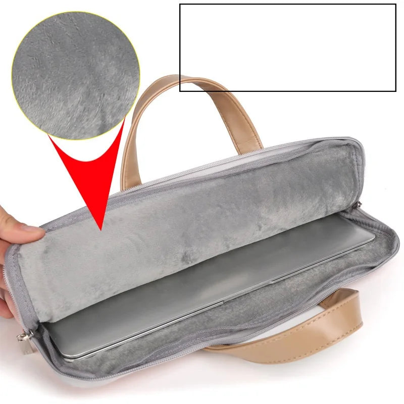 Bolso para portátil de 15,6 pulgadas para mujer