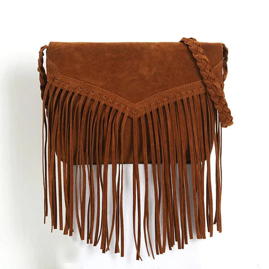 Fringe Hippie Purse The Store Bags Brown